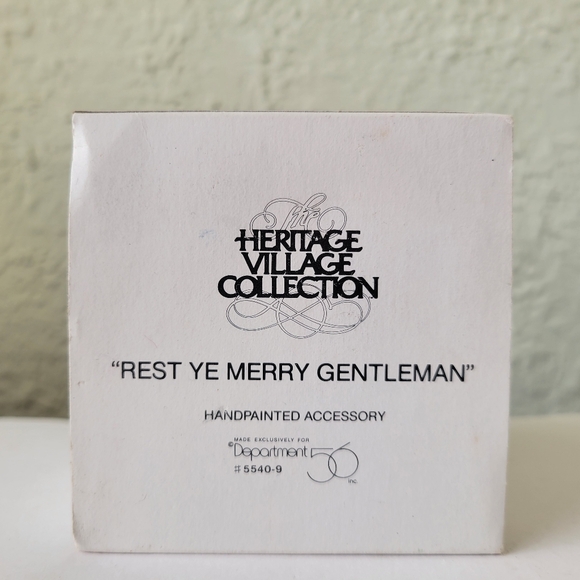 Dept 56 Heritage Village Rest Ye Merry Gentleman - 55409 - Picture 1 of 4